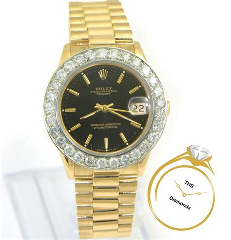 rolex lady president datejust|rolex 31mm datejust diamond bezel.